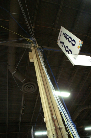 Cable Drops on Interop Show Floor